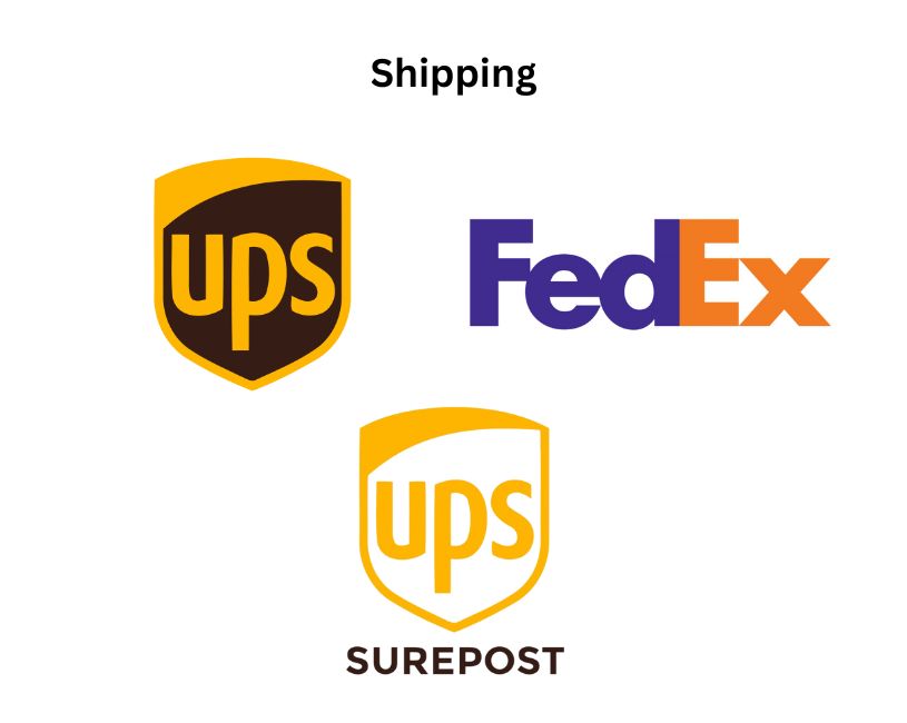 UPS,FedEx,and UPS Surepost Logos